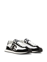 Dolce & Gabbana Suede And Mesh Dg Cushion Sneakers Shoes