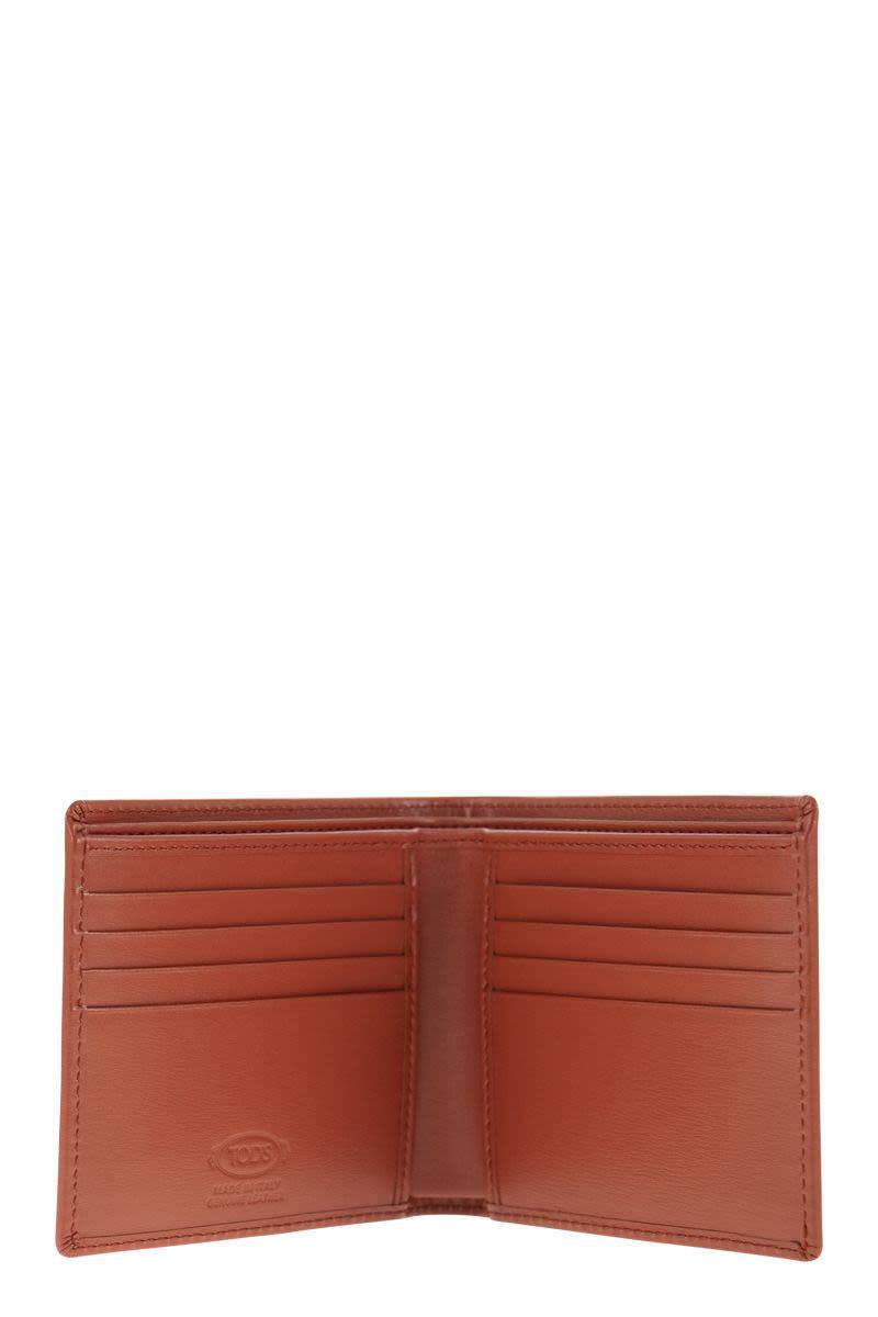 Tod'S Leather Wallet With Logo