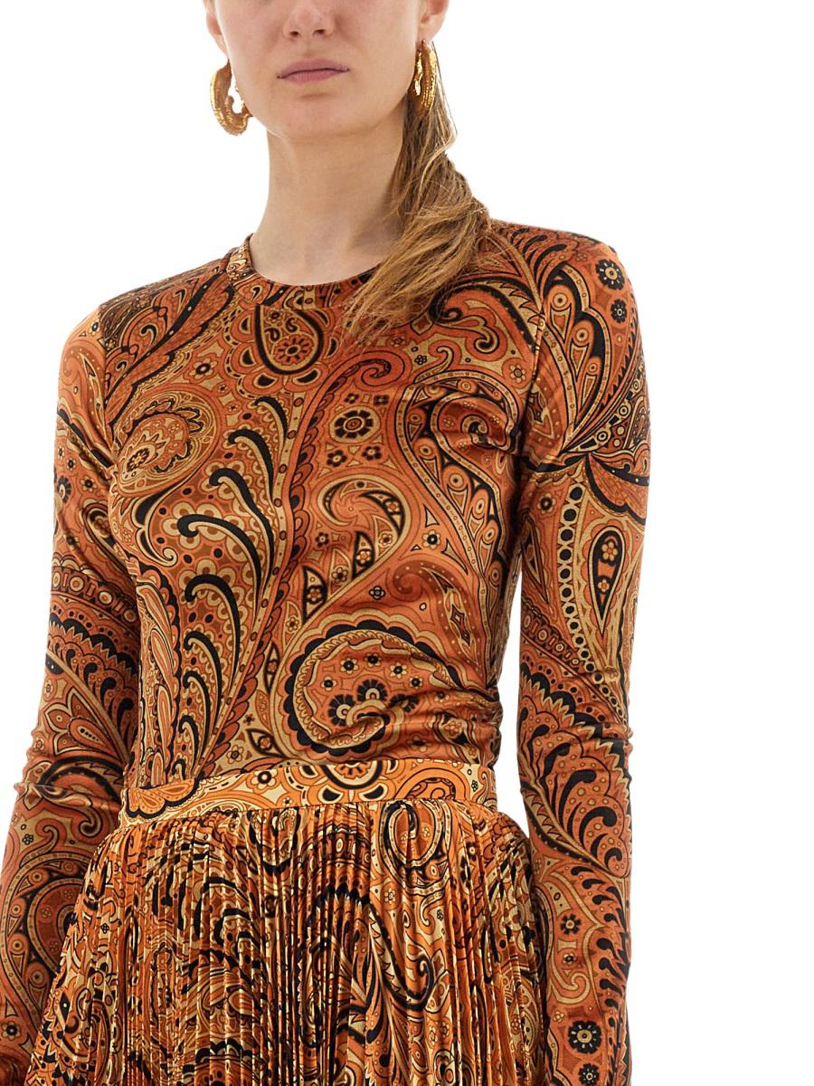 Etro Paisley Print Top