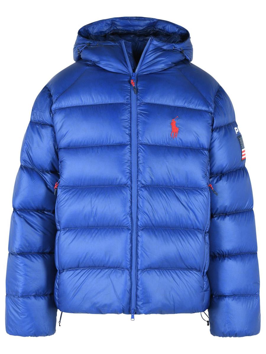 Polo Ralph Lauren Blue Nylon Bomber Jacket