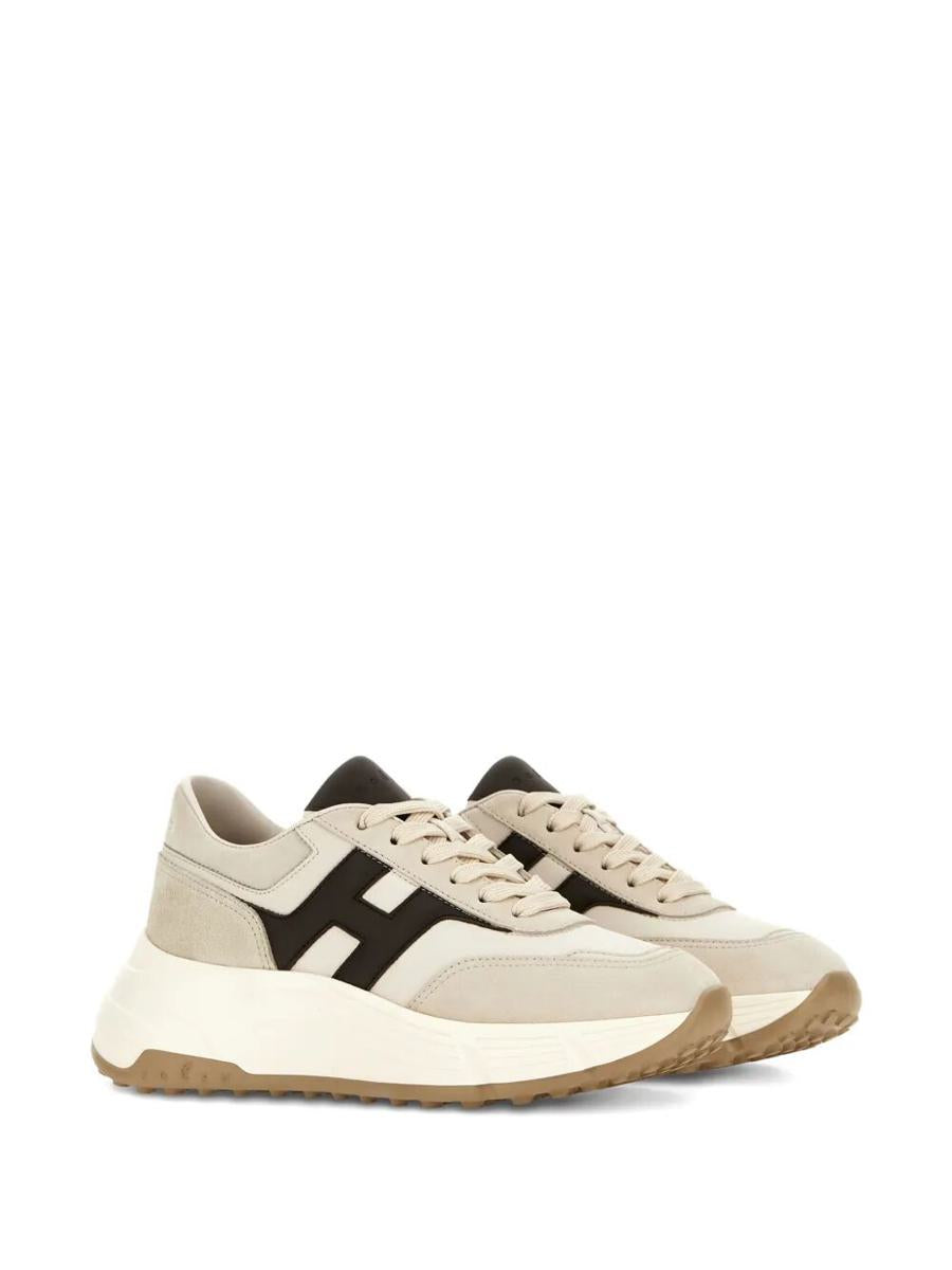 Hogan Hi-Fi Suede And Nappa Leather Sneakers Shoes