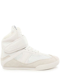 Chloé Mesh And Suede Kick High-Top Sneakers Shoes