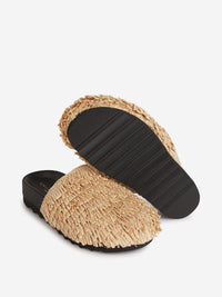 Stella McCartney Elyse Rafia Clogs