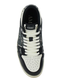 'Skel Top' Black Low Top Sneakers With Logo Patch On The Tongue And Logo Lettering On The Heel In Leather Man