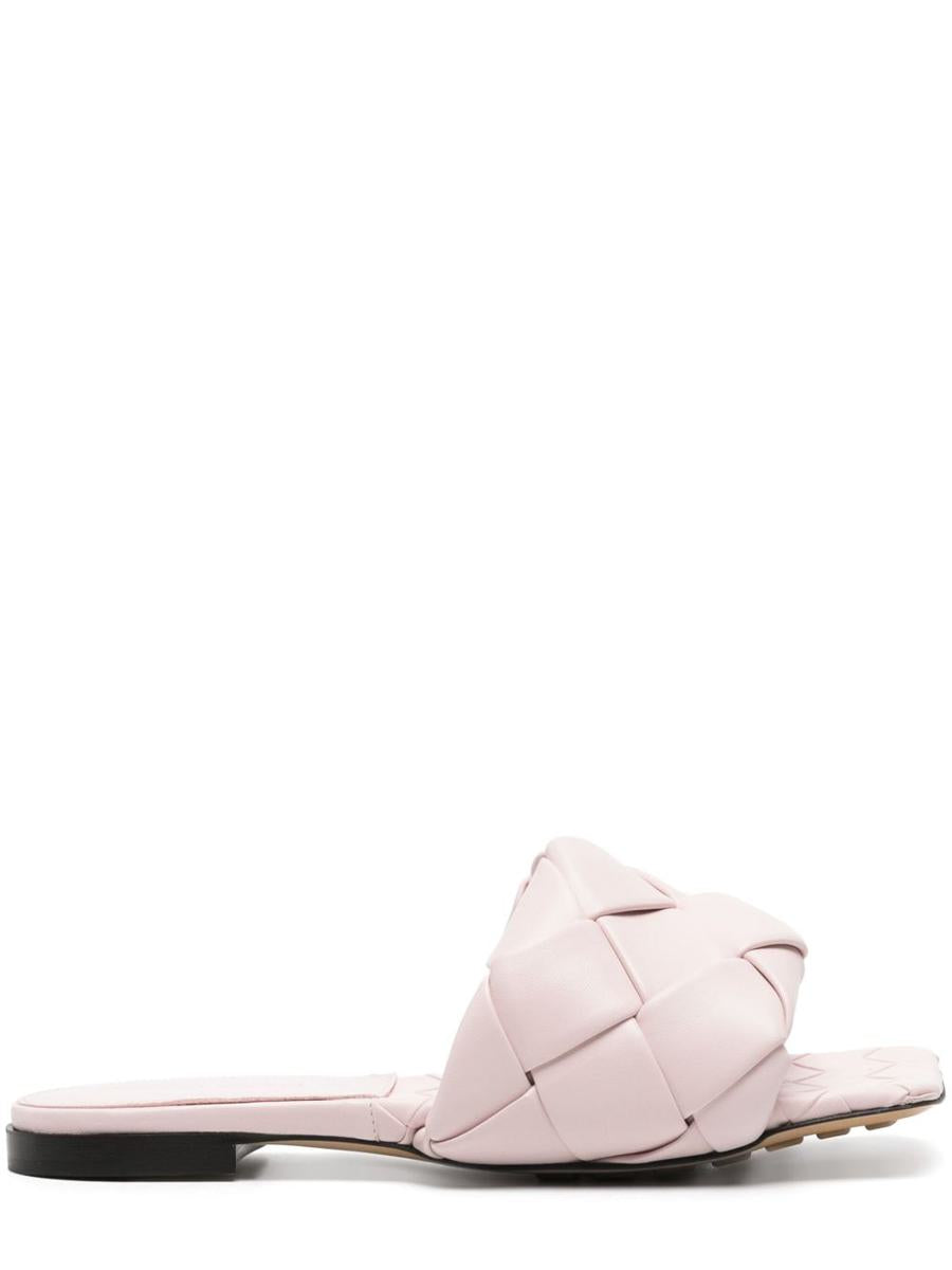 Bottega Veneta Lido Leather Flat Sandals