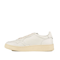 Autry Medalist Low Leather Sneakers White
