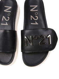 N°21 Slide Sandals With Logo