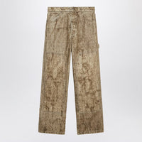 1989 Studio Denim Flock Carpenter Pants Camo