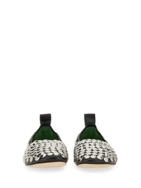 Tory Burch Ballerina "Silver"