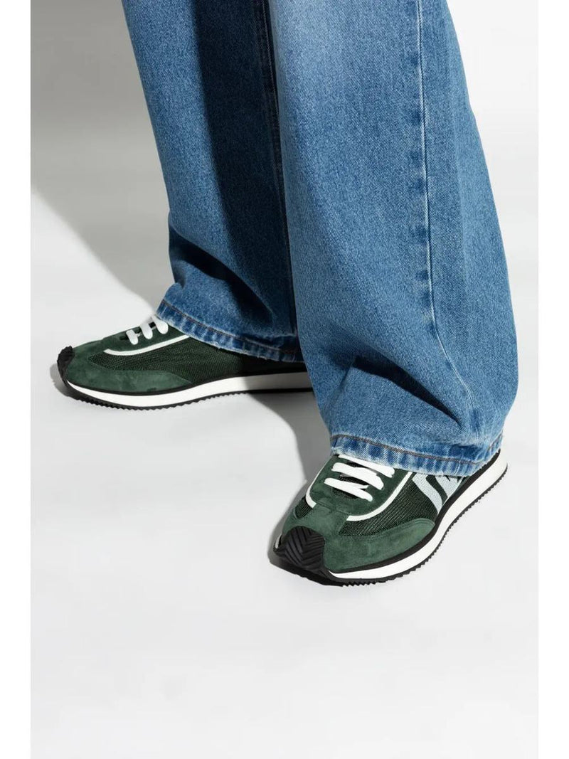 Dolce & Gabbana Suede And Mesh Dg Cushion Sneakers Shoes