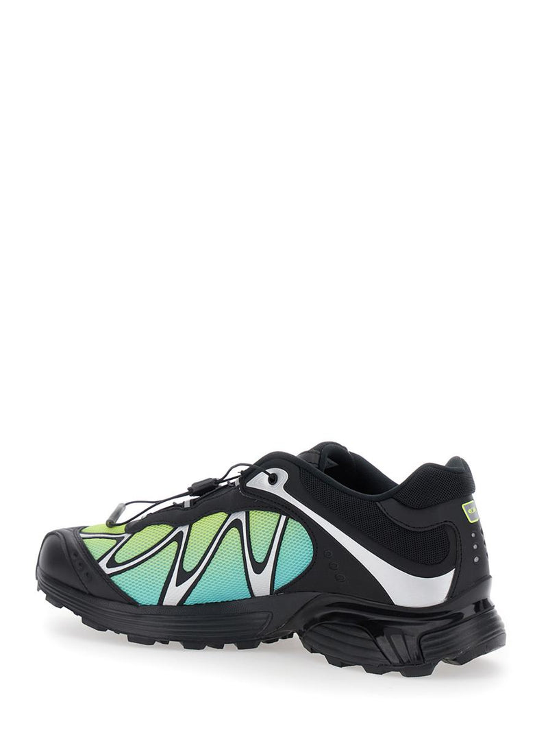 'Xt-Whisper' Black Sneakers With Printed Logo On The Side And Drawstring Closure In Fabric Unisex