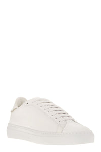 Fabiana Filippi Leather Trainers With Diamond Thread