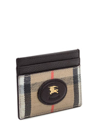 Burberry Burberry Check Card Holder With Logo Detail