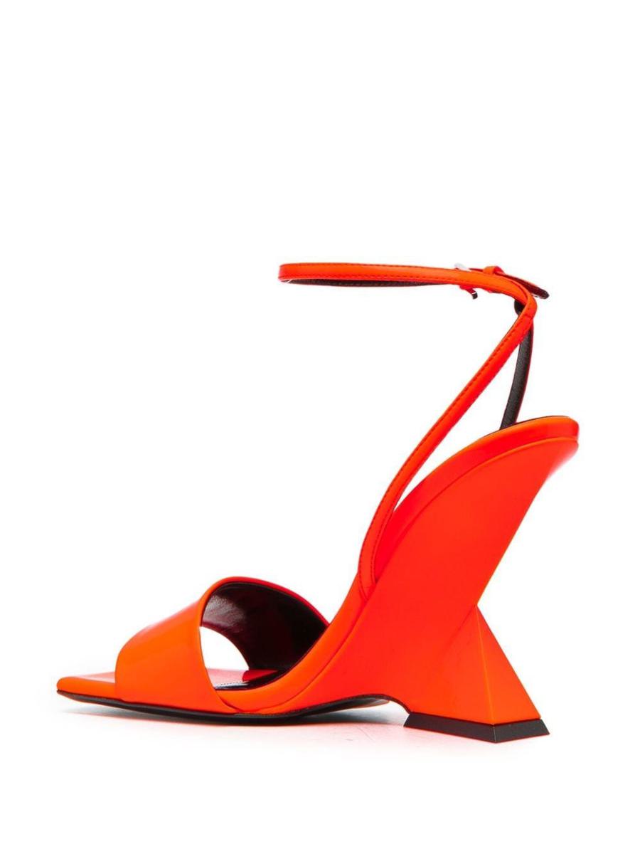 The Attico Cheope Synthetic Patent Sandals