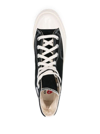 Converse X Comme Des Garçons Play Small Red Heart High-Top Sneakers Shoes