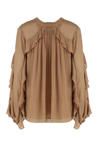 Zimmermann Illuminate Crêpe Blouse