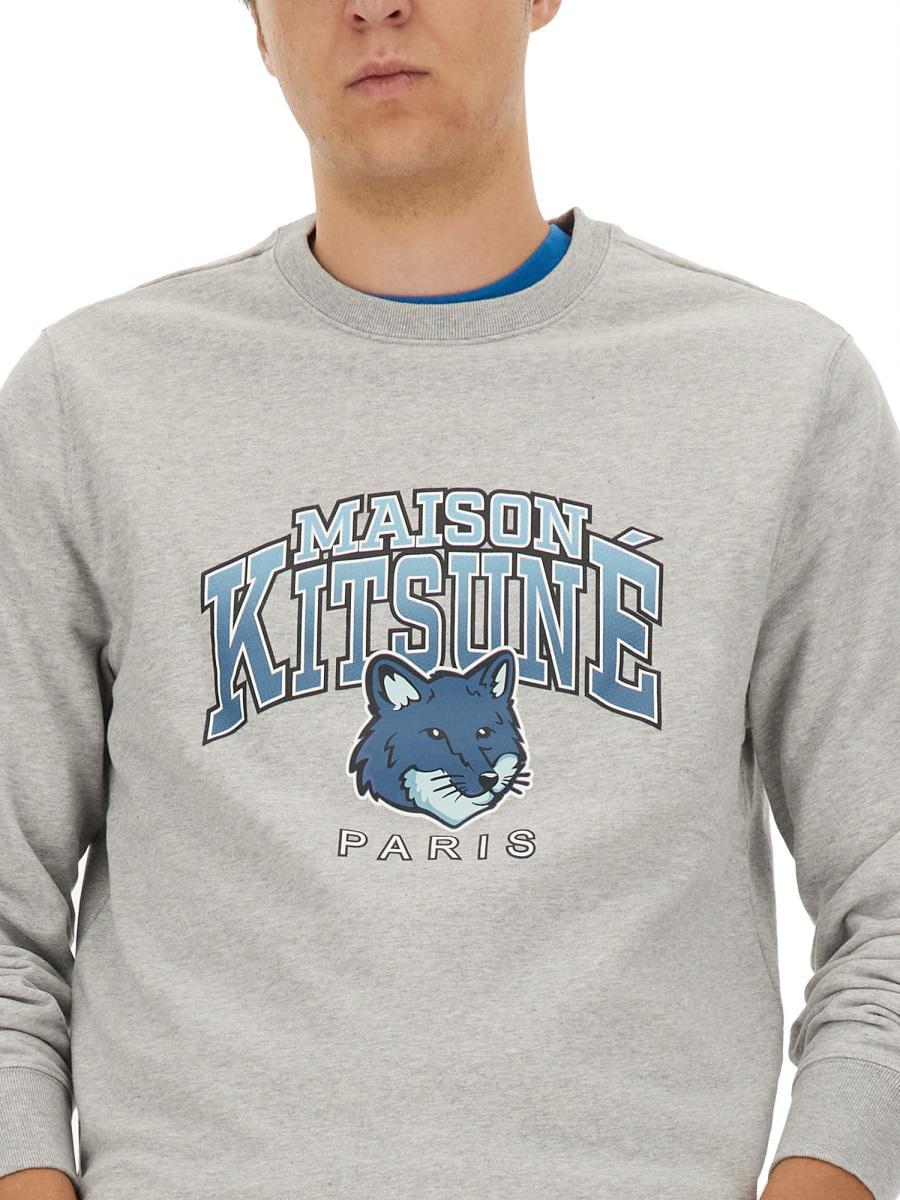 Maison Kitsuné Sweatshirt With Logo Print