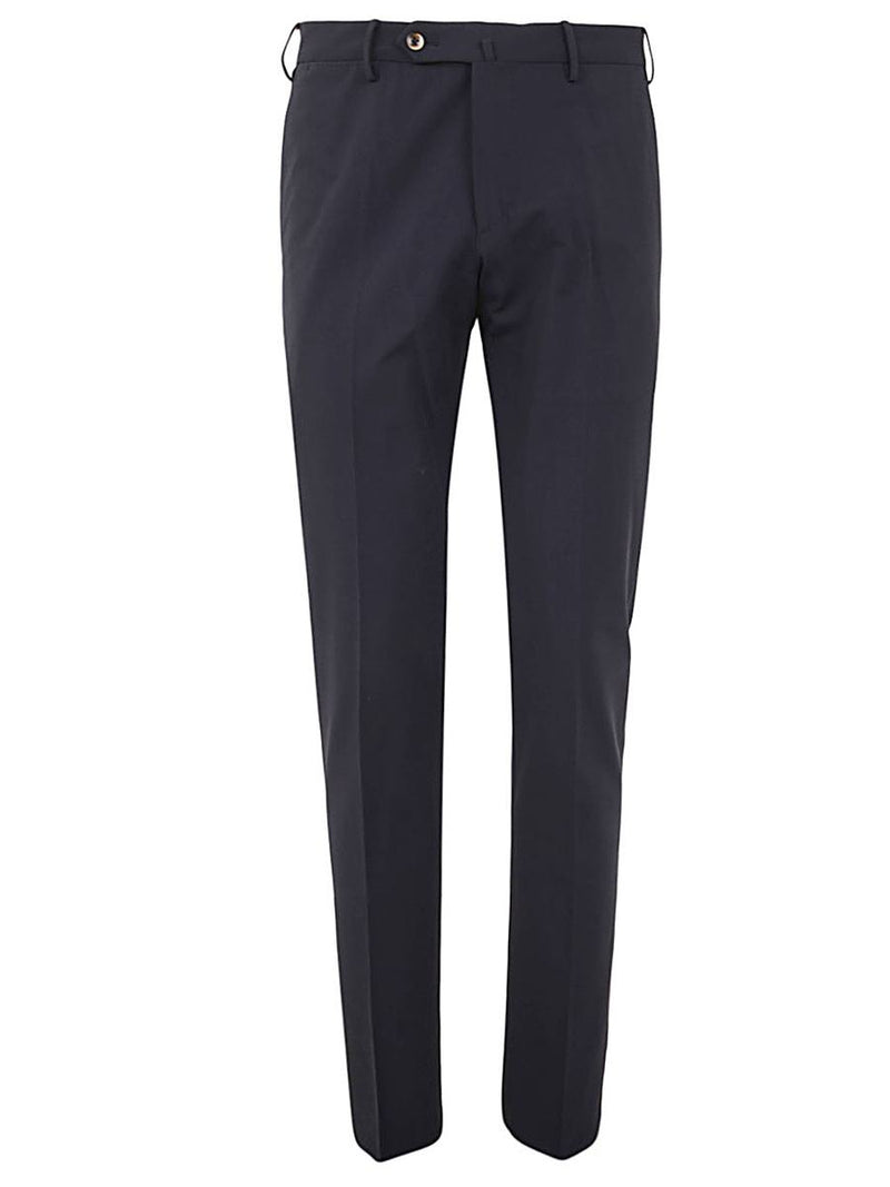 Pt Torino Flat Front Trousers With Diagonal Pockets Clothing