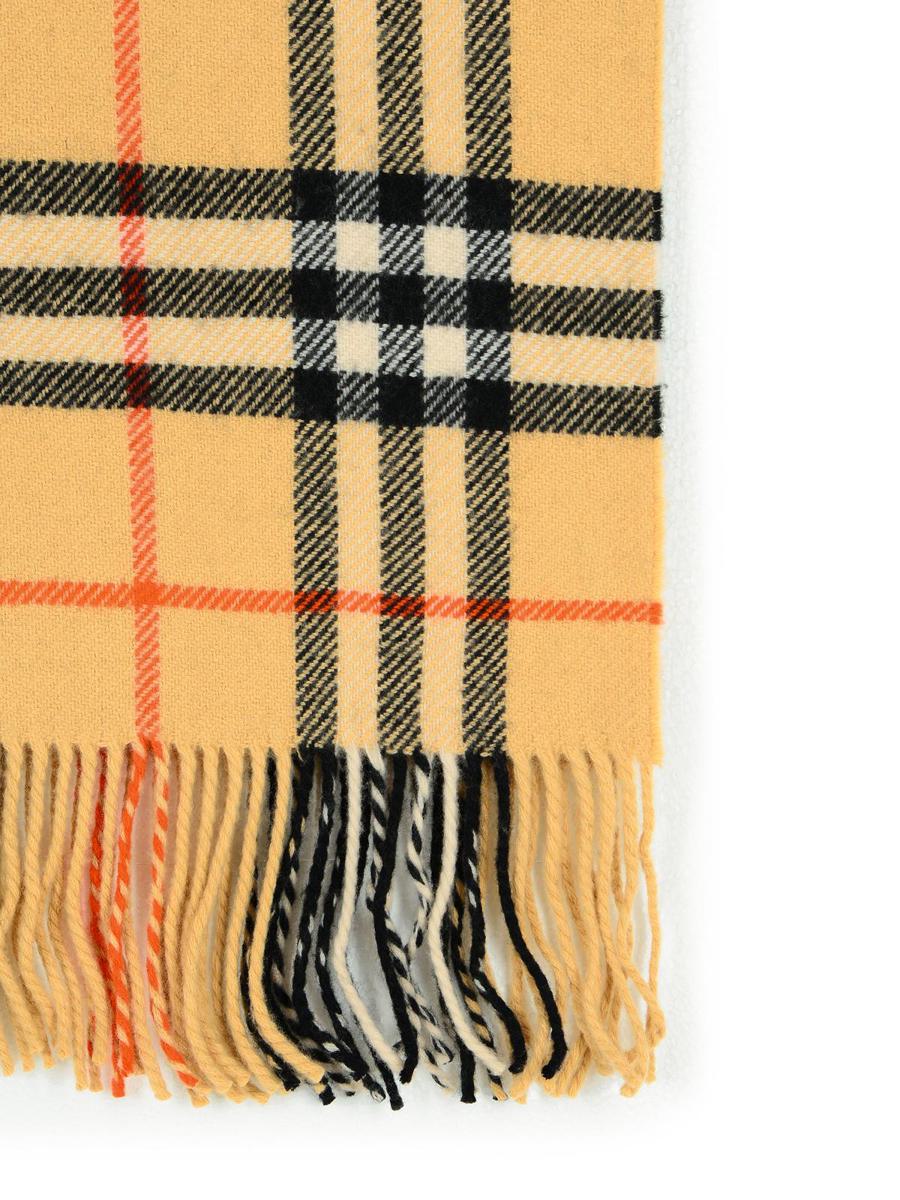 Burberry 'Check' Beige Cashmere Blend Blanket