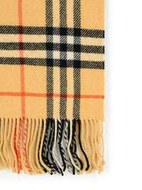 Burberry 'Check' Beige Cashmere Blend Blanket