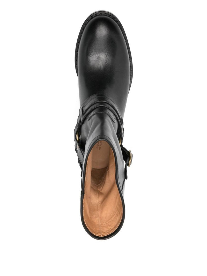 Isabel Marant Leather Biker Boots