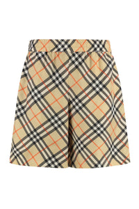 Burberry Check Motif Bermuda Shorts