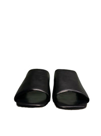 La Rose Sabot Nappa Black