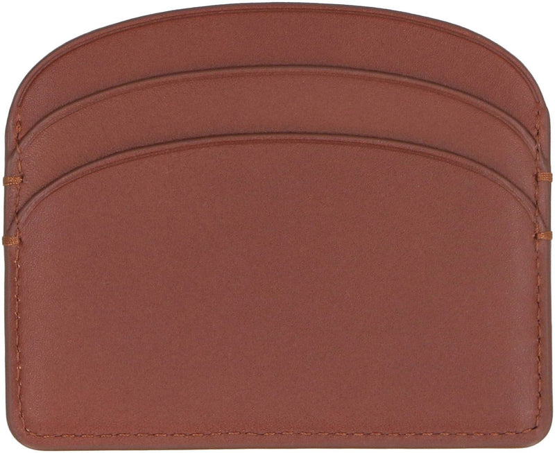 A.P.C. Logo Detail Leather Card Holder