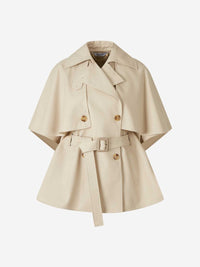 Max Mara Short Cape Trench Coat