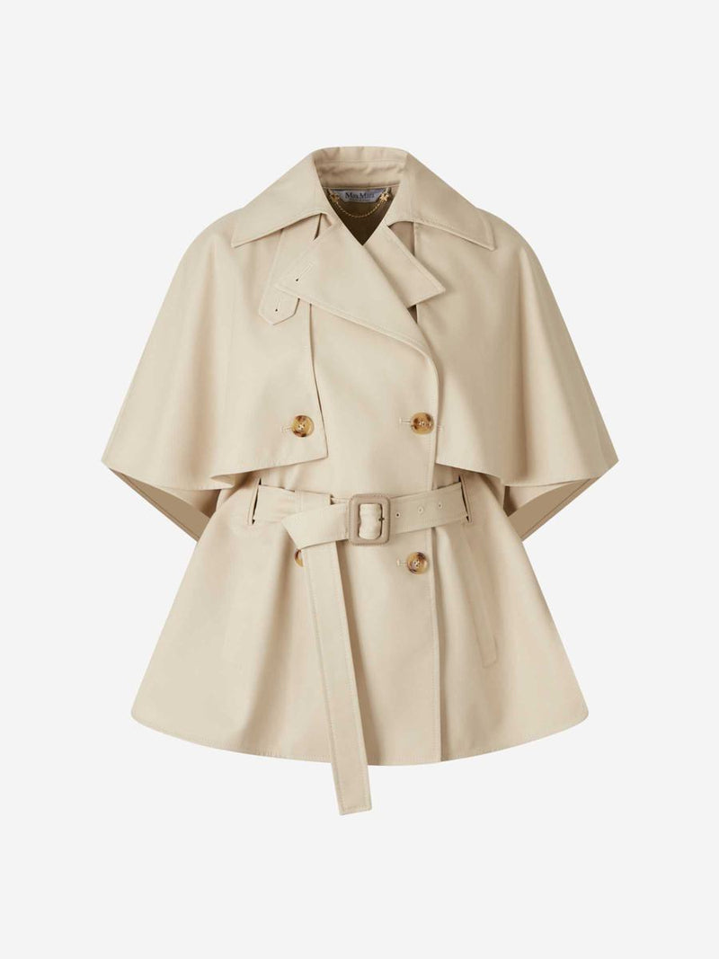 Max Mara Short Cape Trench Coat