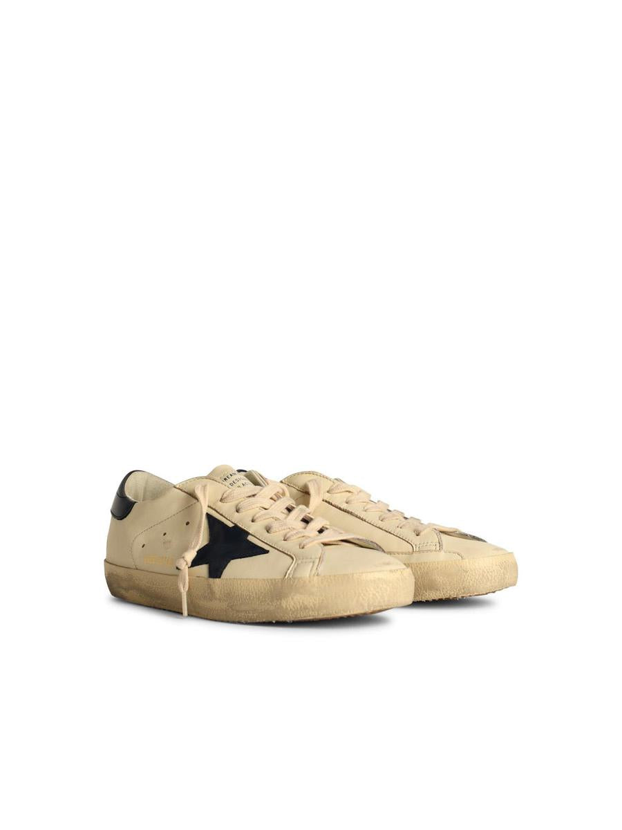 Golden Goose Super-Star Classic Sneakers In White Nappa Leather