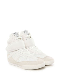 Chloé Mesh And Suede Kick High-Top Sneakers Shoes