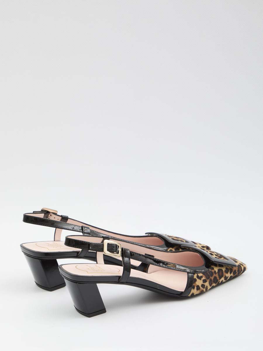 Belle Vivier Pony Slingback Pumps