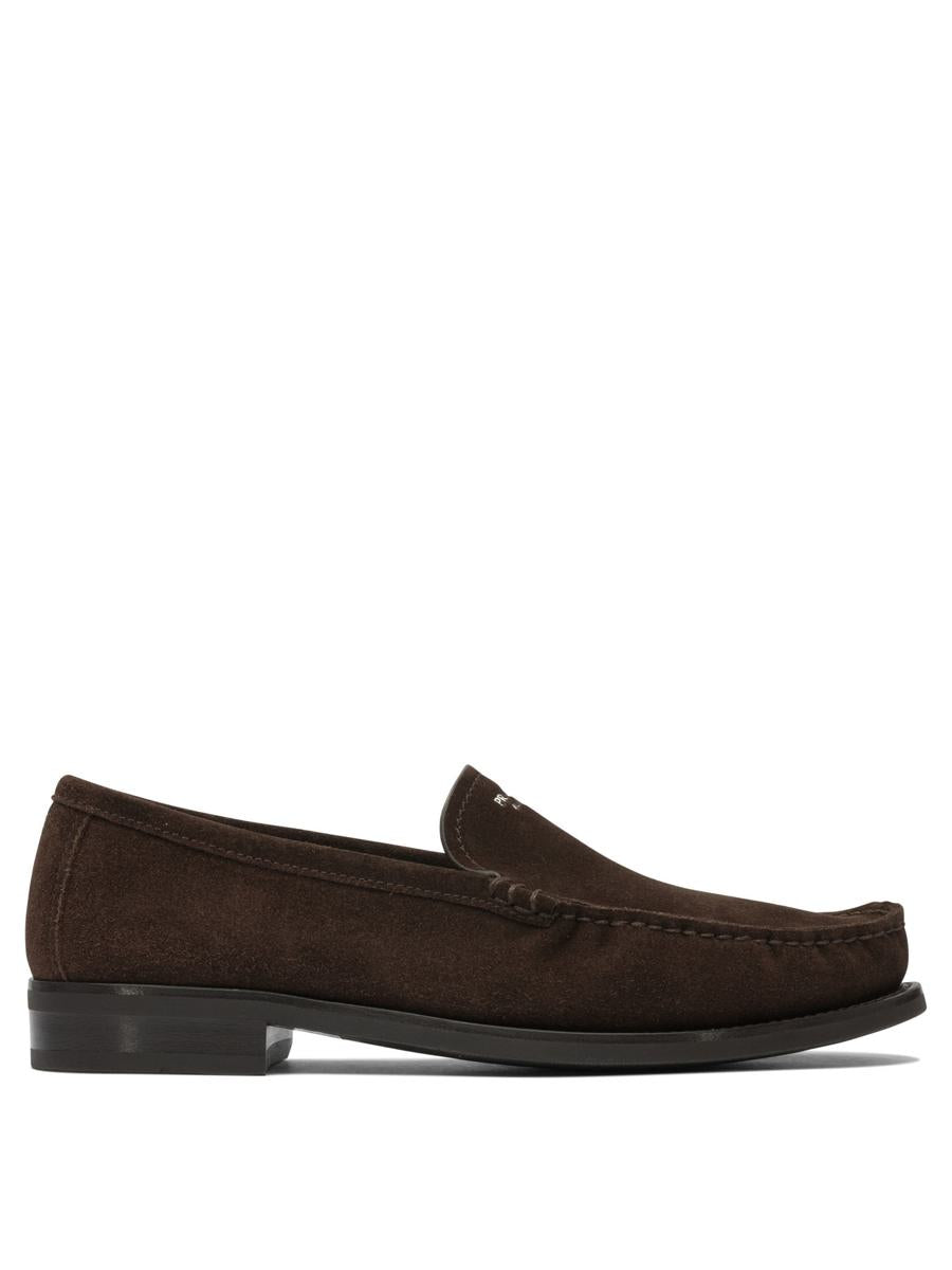Prada Suede Leather Loafers