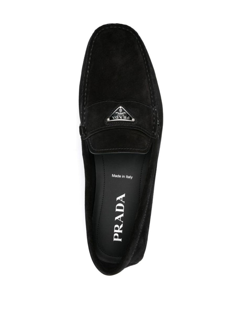 Prada Logo-Plaque Loafers