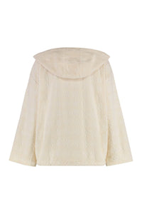 Tory Burch Terry Hooded Sweatshirt