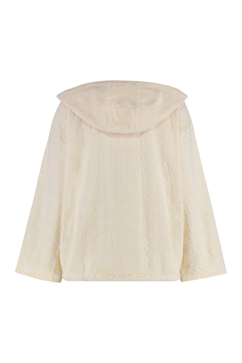 Tory Burch Terry Hooded Sweatshirt