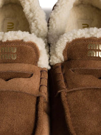 Miu Miu Mocassini Scamosciato Winter