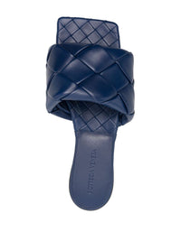 Bottega Veneta Lido Leather Flat Sandals