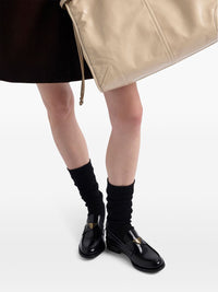 Prada Brushed Leather Loafers