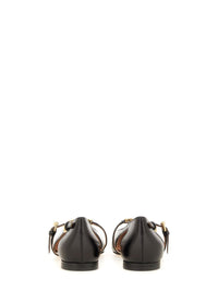 Moschino Leather Ballerina