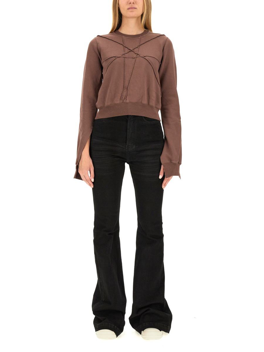 Rick Owens Drkshdw Cropped Sweatshirt