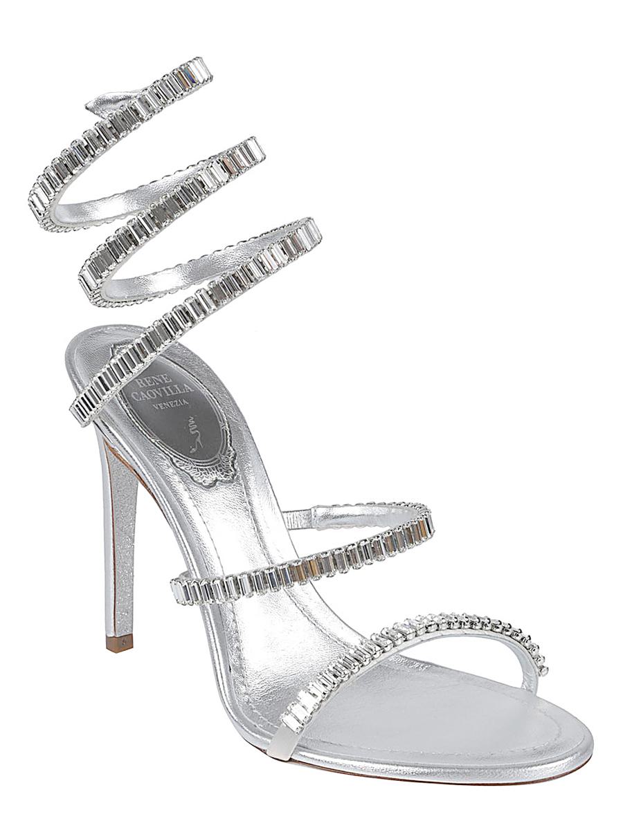 René Caovilla Sandals Silver