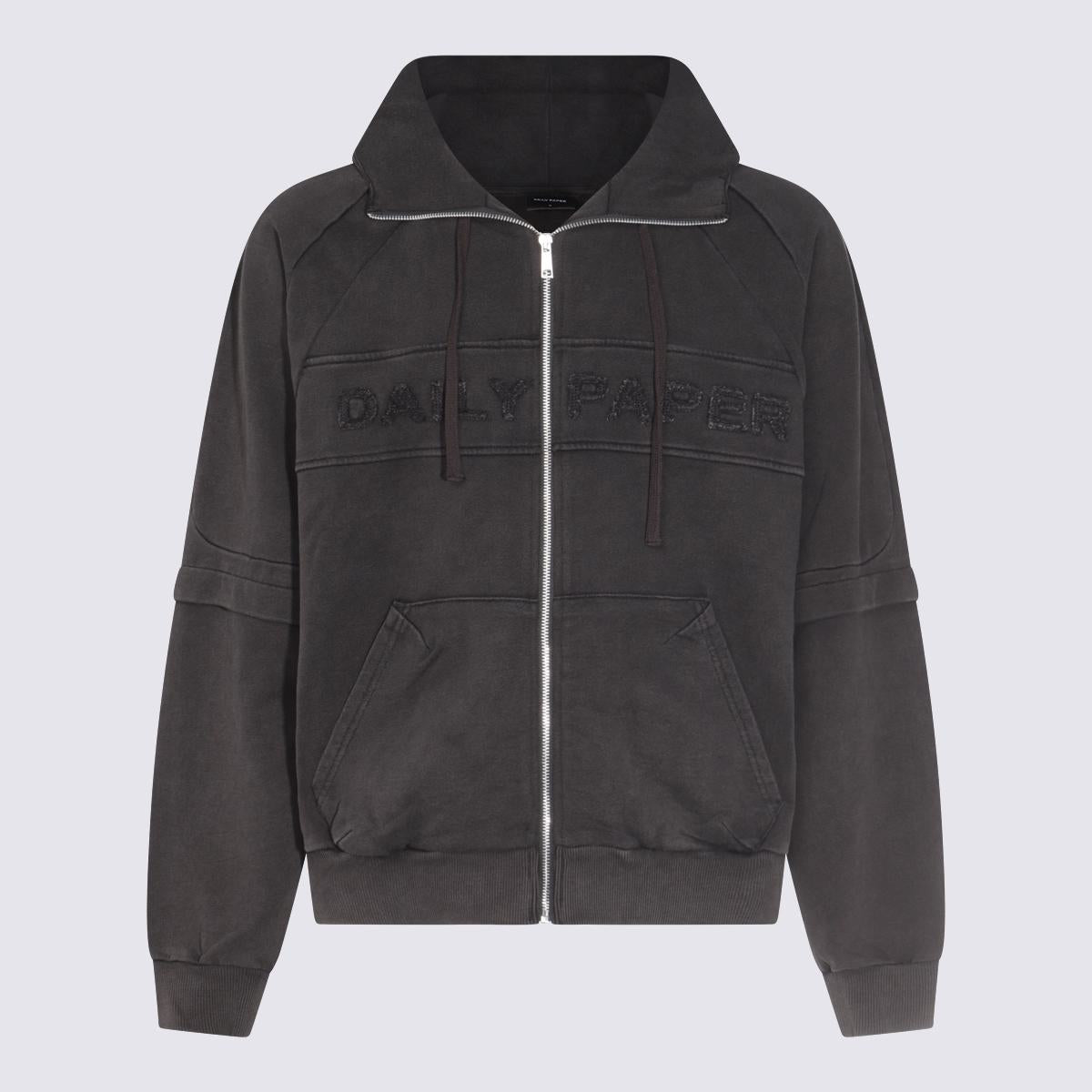 Daily Paper Black Cotton Sweatshirt