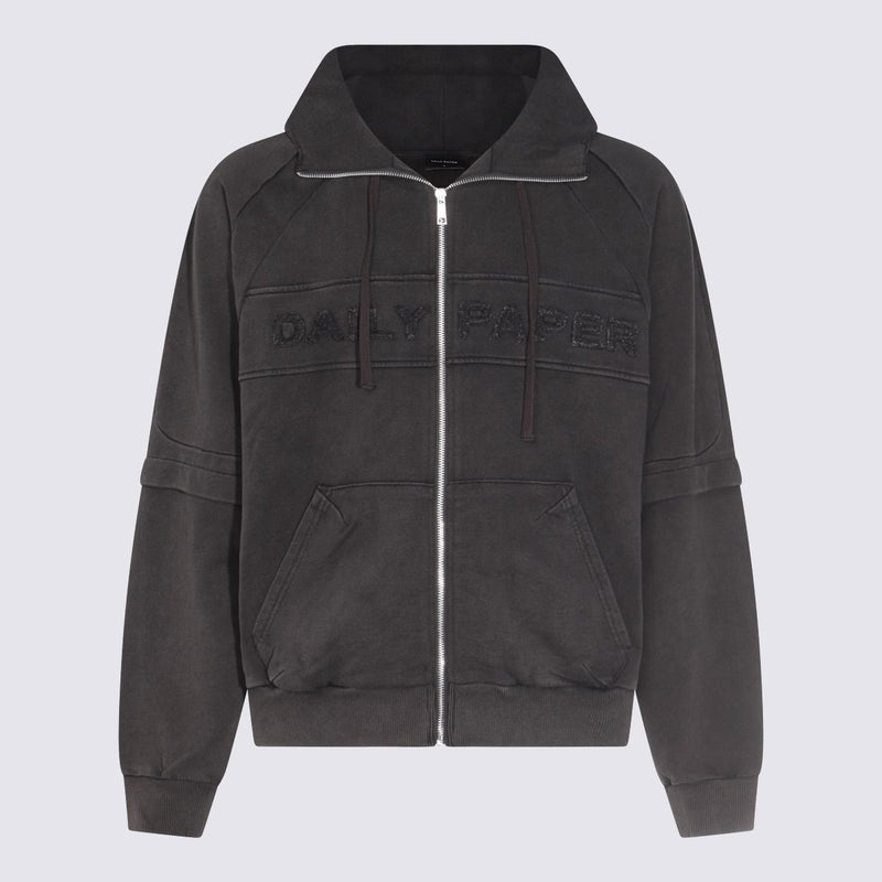Daily Paper Black Cotton Sweatshirt