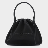 Alexander Wang Black Cotton Ryan Large Satchels