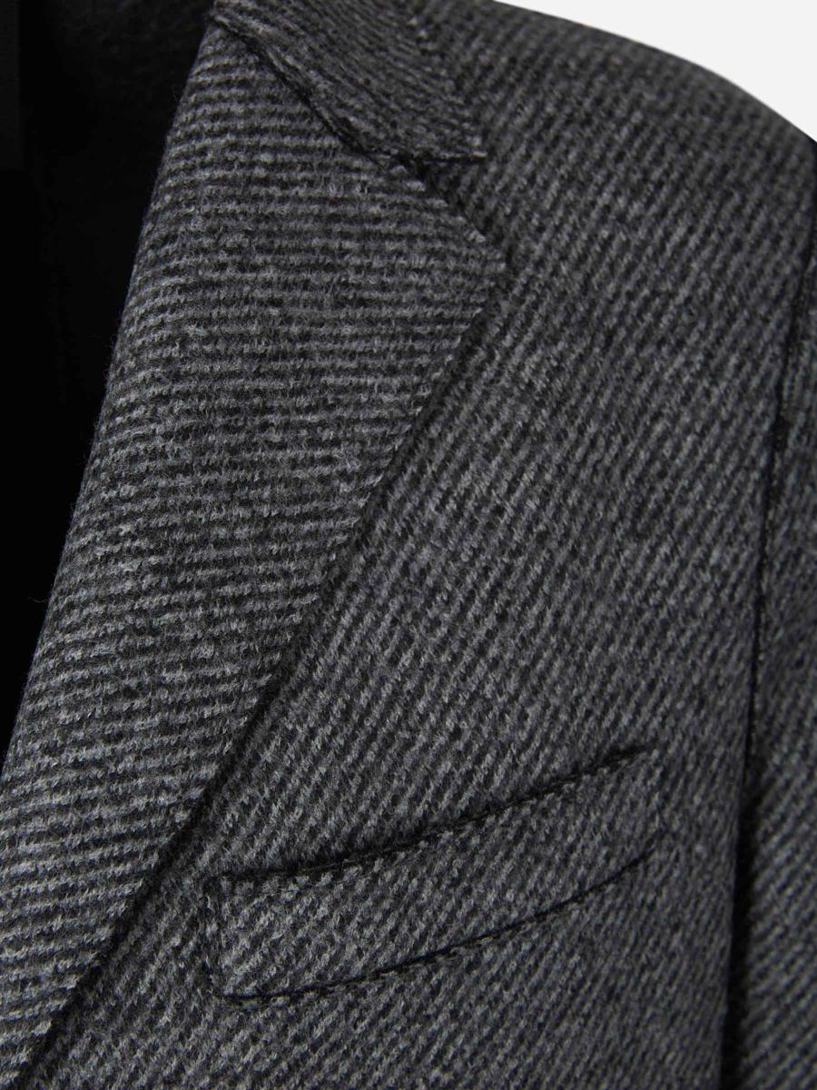 Harris Wharf London Herringbone Boxy Coat