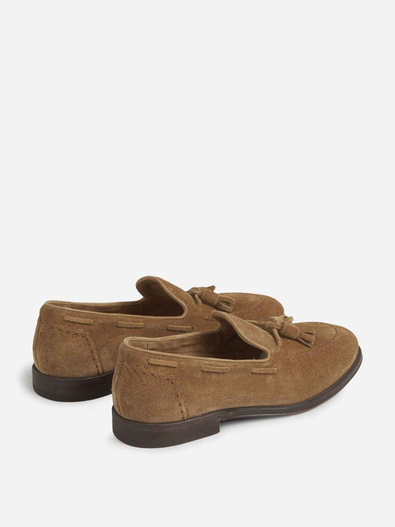 Henderson Baracco Suede Tassel Loafers