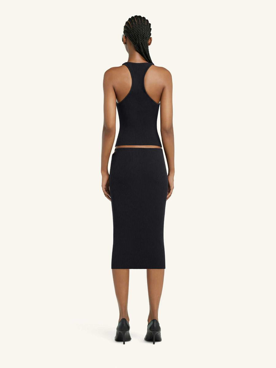 Courrèges Midi Knitted Skirt
