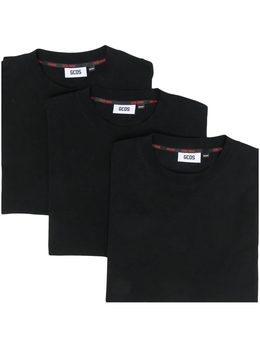 Gcds Three-Pack Cotton T-Shirt Clothing